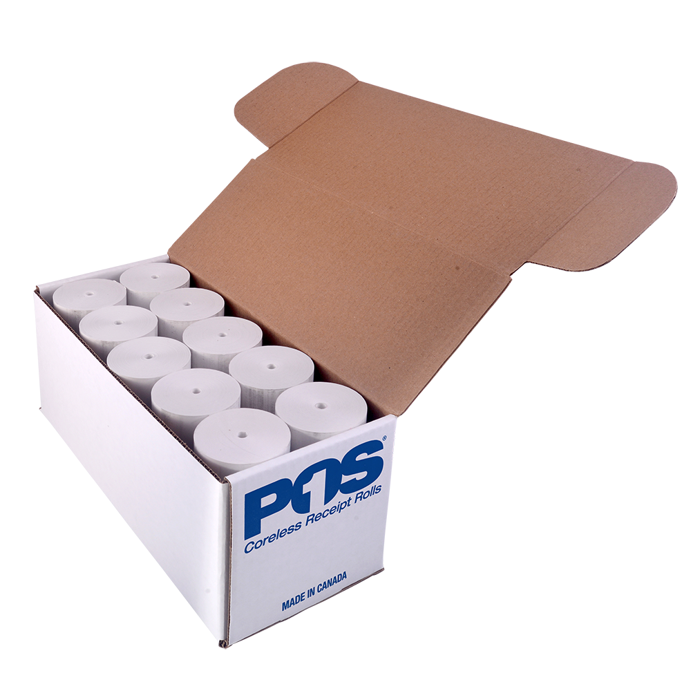 Thermal Paper 3 1/8 x 300 ft CORELESS BPA Free 20 rolls