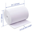 Thermal Paper 2 1/4 x 75 ft x 100 rolls CORELESS BPA Free BPS Free